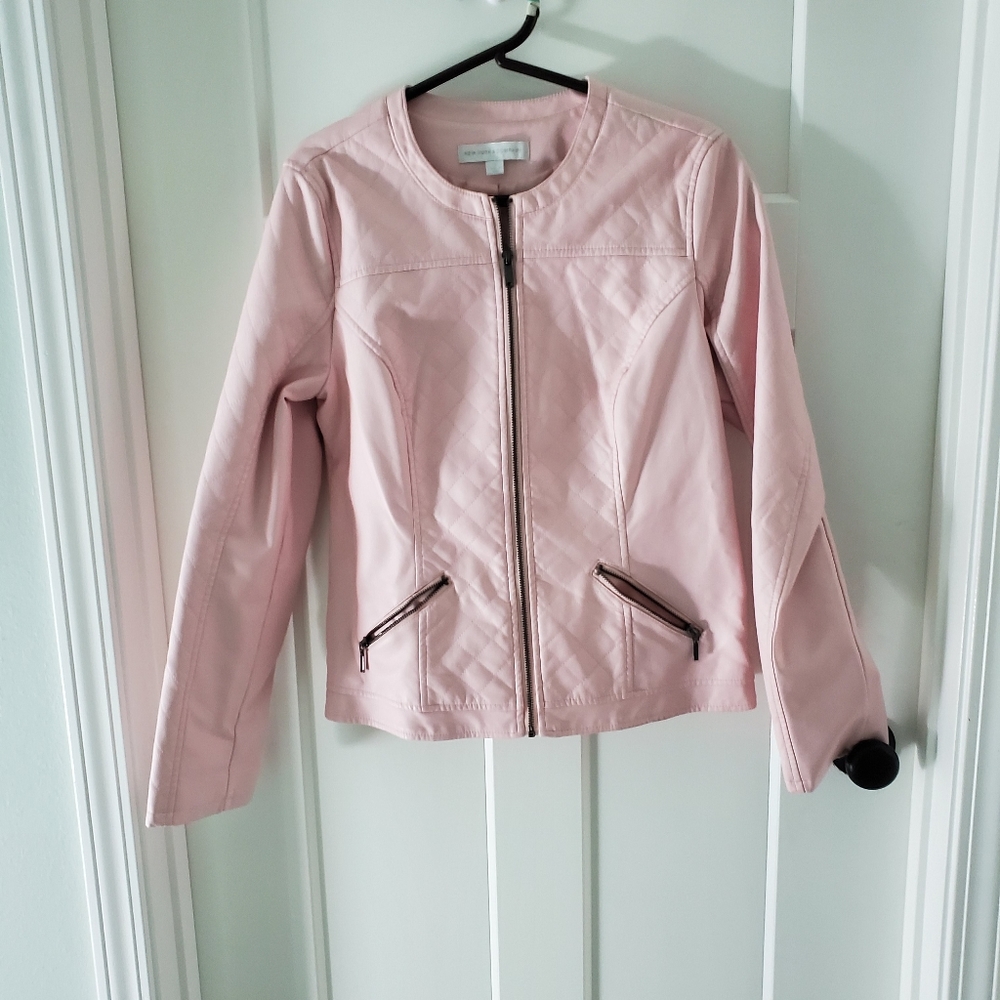 Pink Moto Jacket New York Co